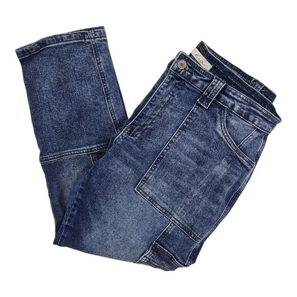 KanCan Denim - Kancan Avery Straight Leg Cargo Jeans High Rise Size 13/30